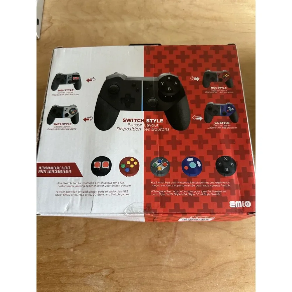 EMiO Switch Pad 5-in-1 Wireless Controller Nintendo Switch NEW Sealed 18/8441